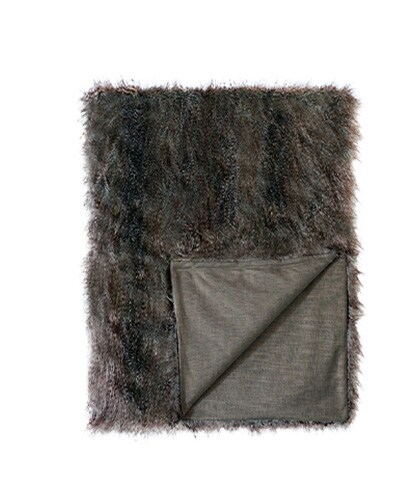 Indochine Faux Fur Throw